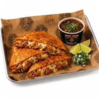 CHICKEN BIRRIA QUESADILLA
